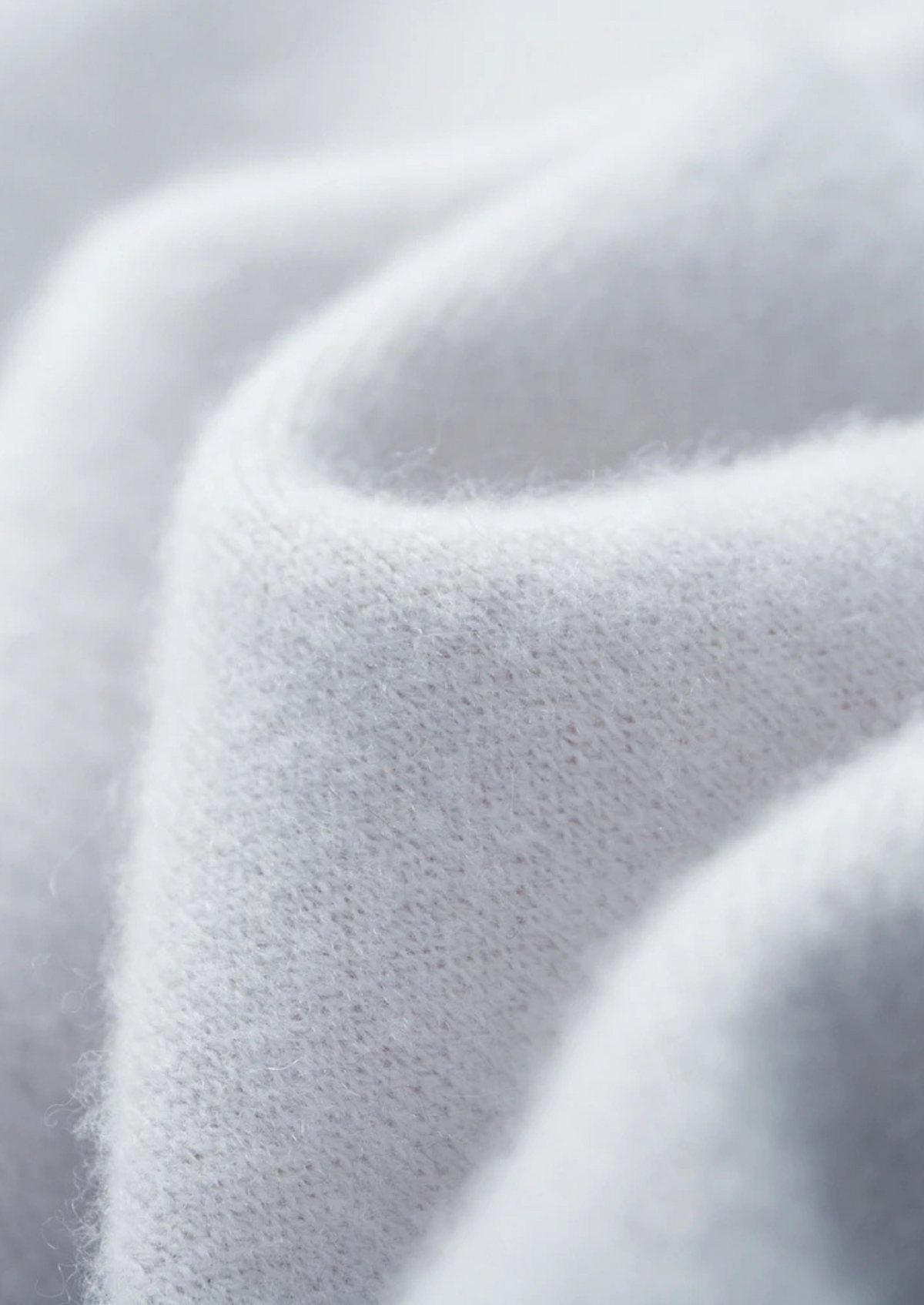 PREMIUM CASHMERE TWO -TONE ZIPPER HOODIE