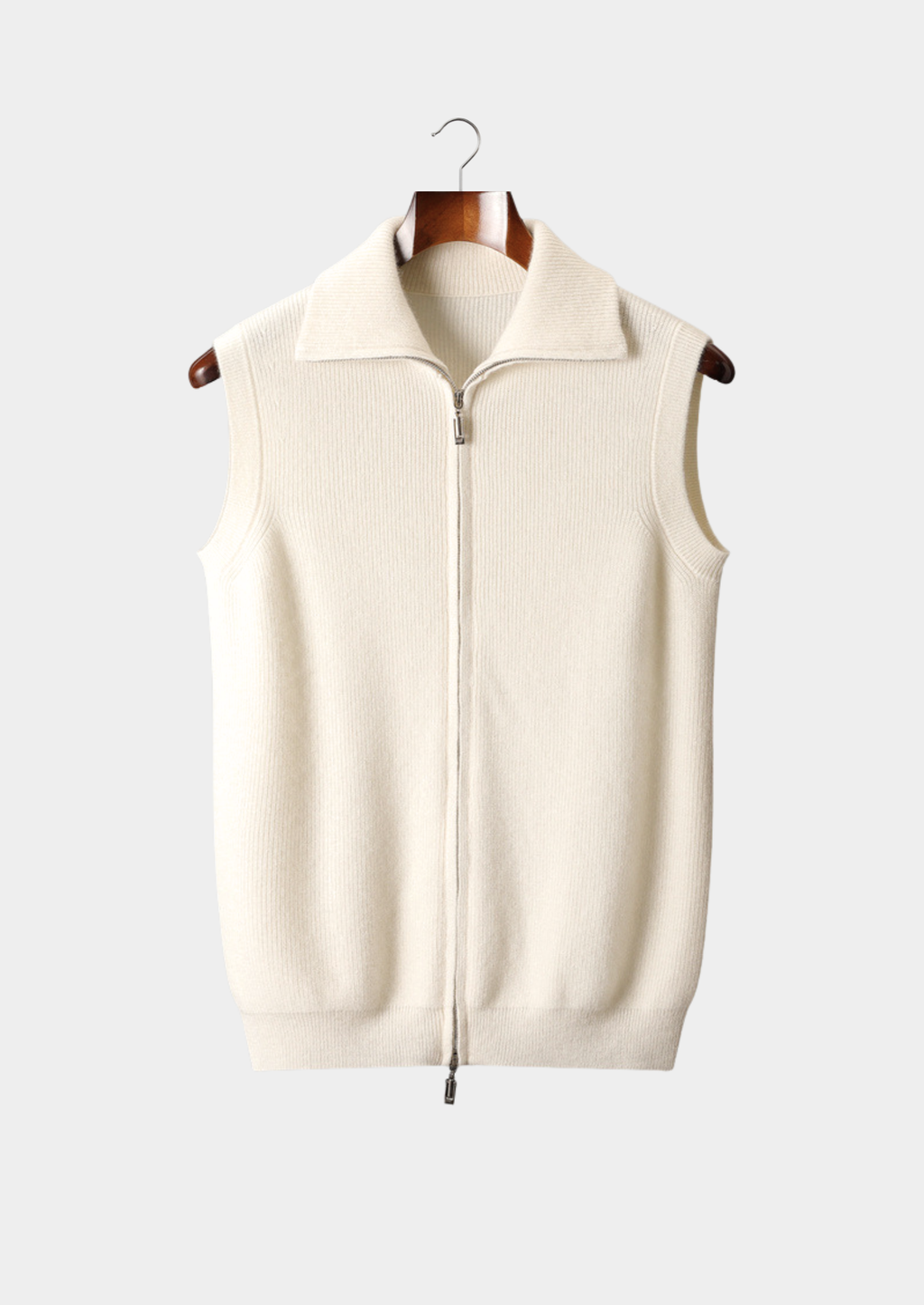 PURE CASHMERE BODY WARMER VEST