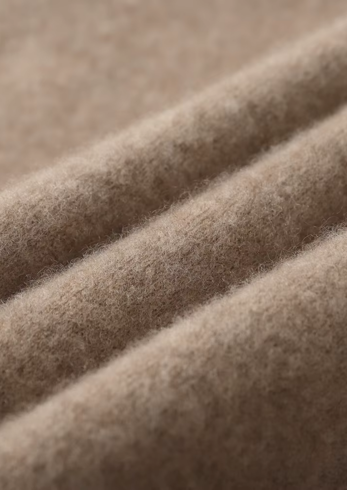 PREMIUM CASHMERE TWO TONE ZIPPER HOODIE